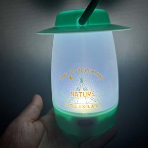 Time to Adventure Youth Kids' Blue Portable Camp Light Up Lantern NEW!